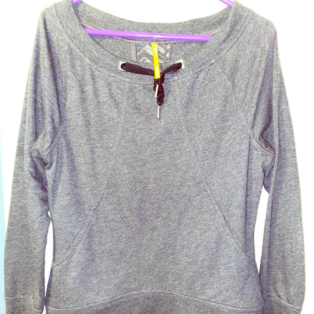 gray sweater